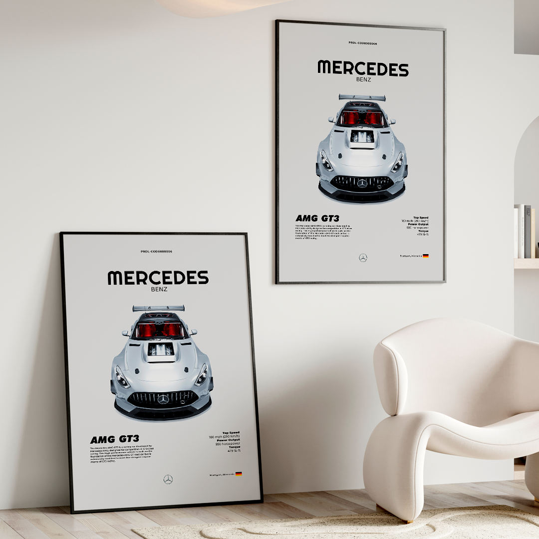 Mercedes-Benz AMG GT3 poster for printing