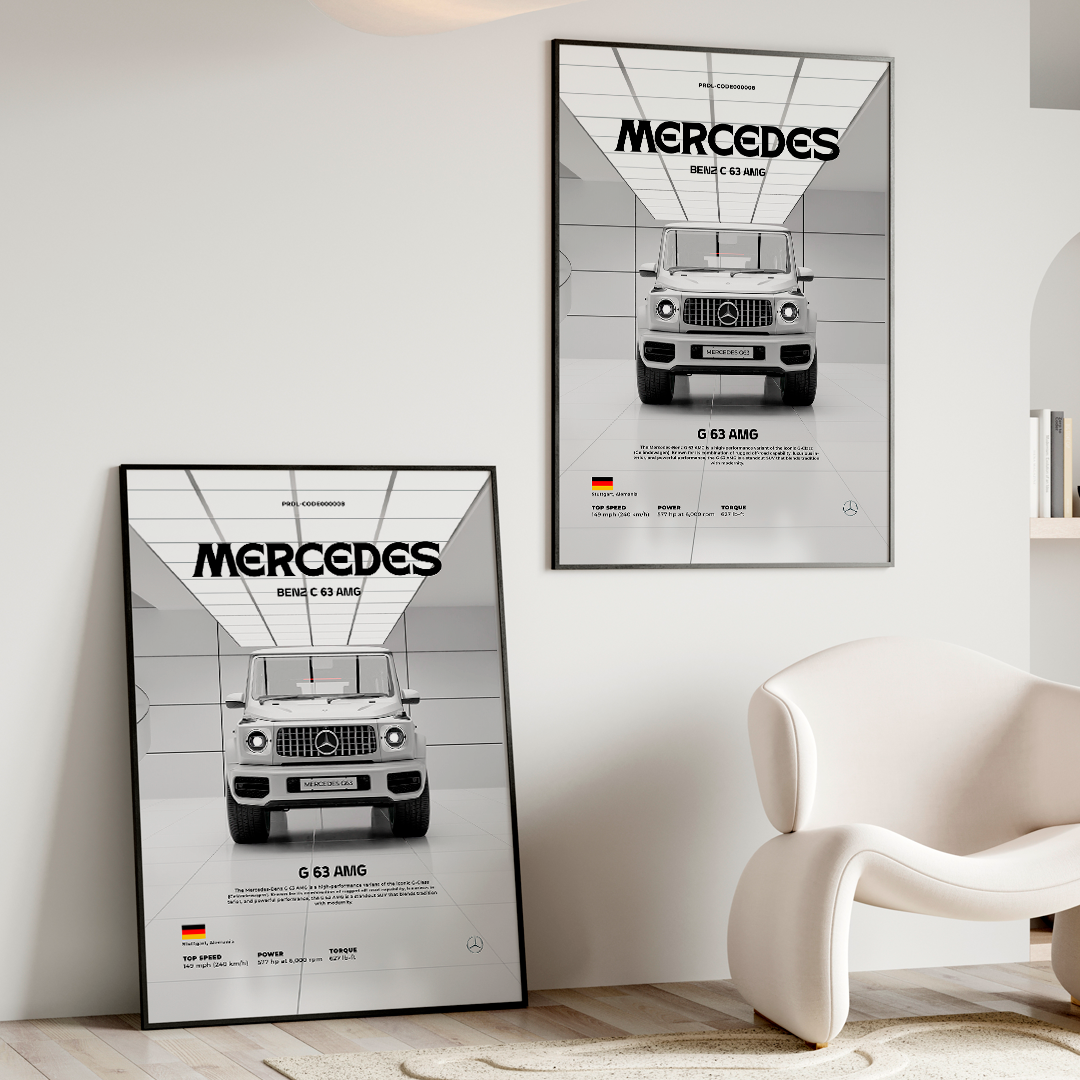 Mercedes-Benz AMG poster for printing