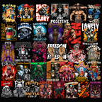 40 DISEÑOS VARIADOS PARA DTF Y SUBLIMACION - t-shirt design