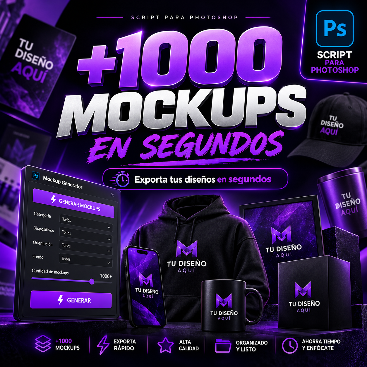 Batch Mockup Studio - Exporta tus mockups en segundos