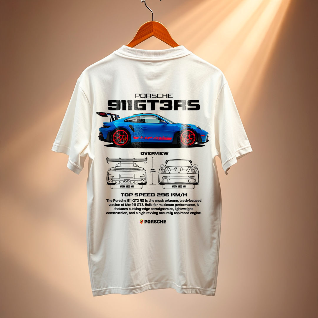 Plantilla Porsche 911 GT3 RS - t-shirt design