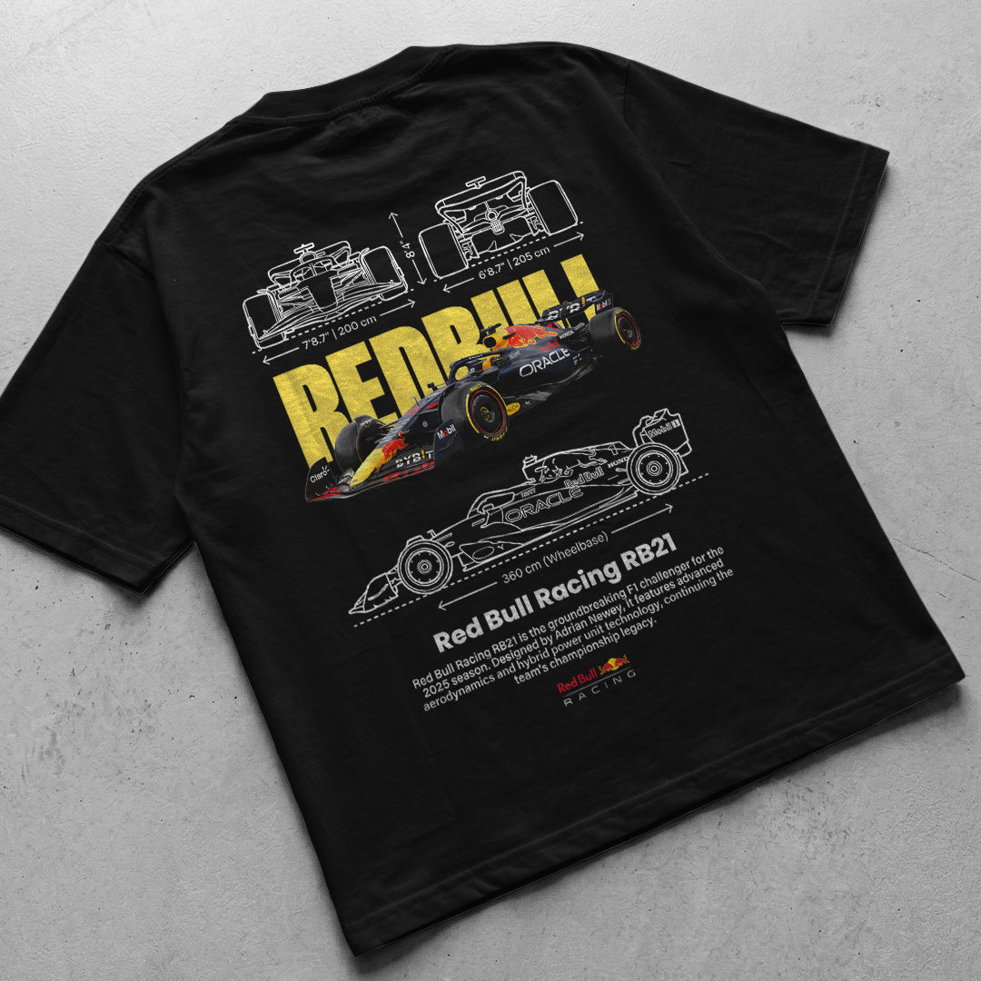 Car t-shirt design Red Bull Racing