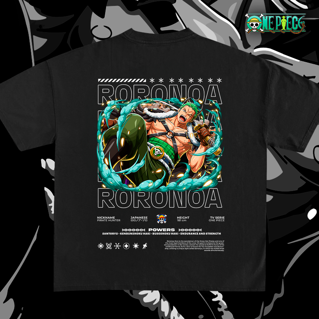 Roronoa Zoro One Piece - T-shirt design