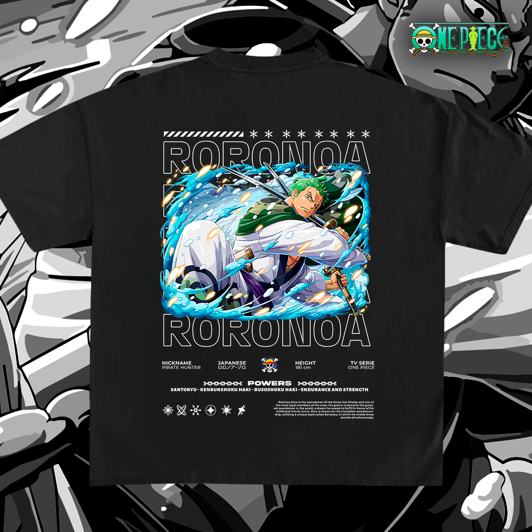 Roronoa Zoro One Piece - T-shirt design