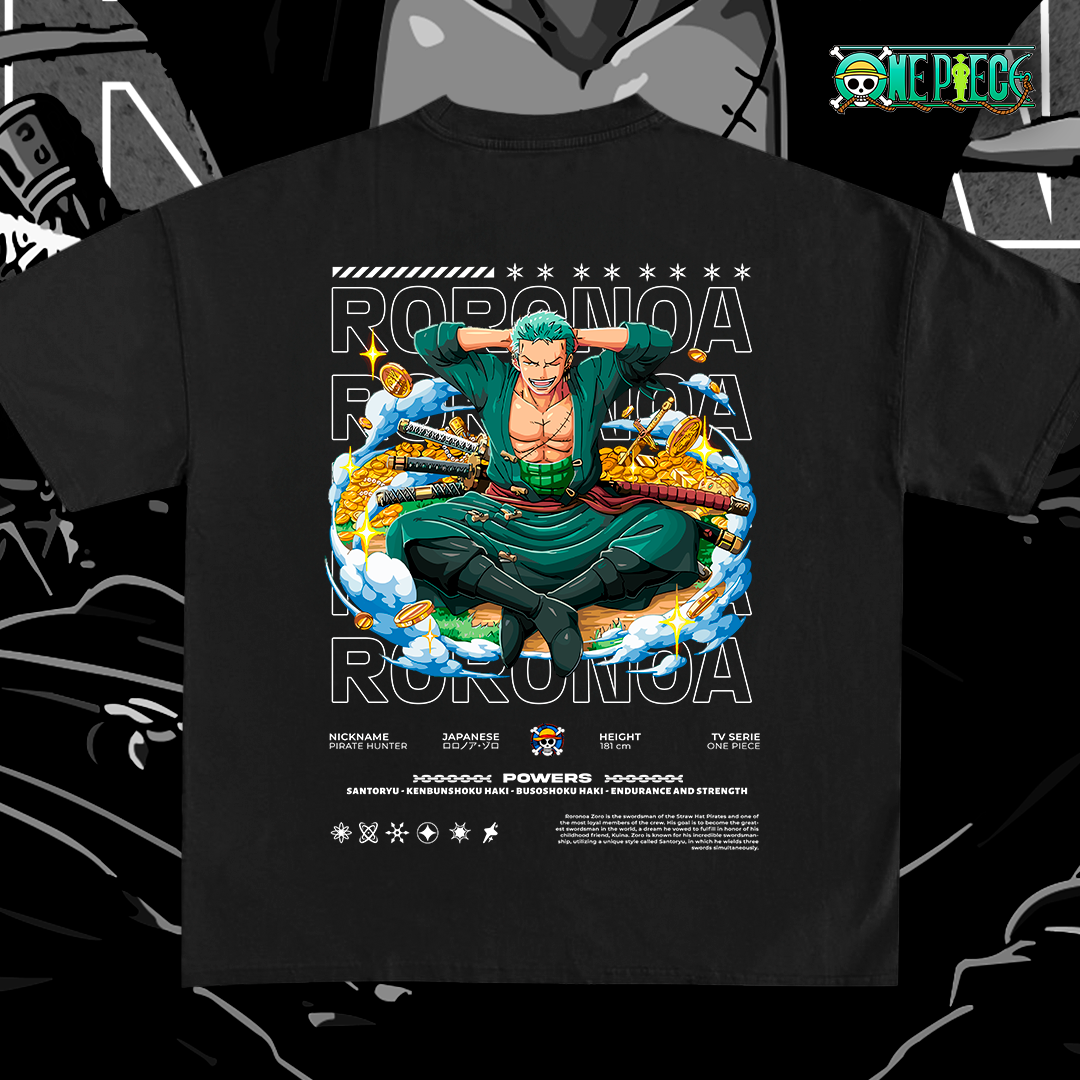 Roronoa Zoro One Piece - T-shirt design