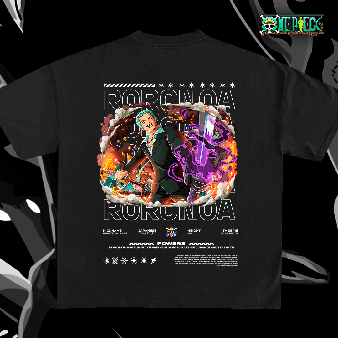 Roronoa Zoro One Piece - T-shirt design