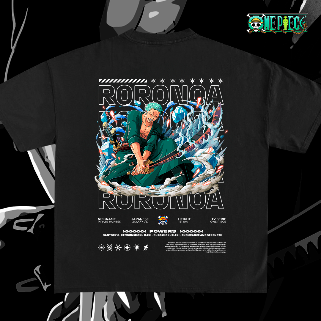 Roronoa Zoro One Piece - T-shirt design