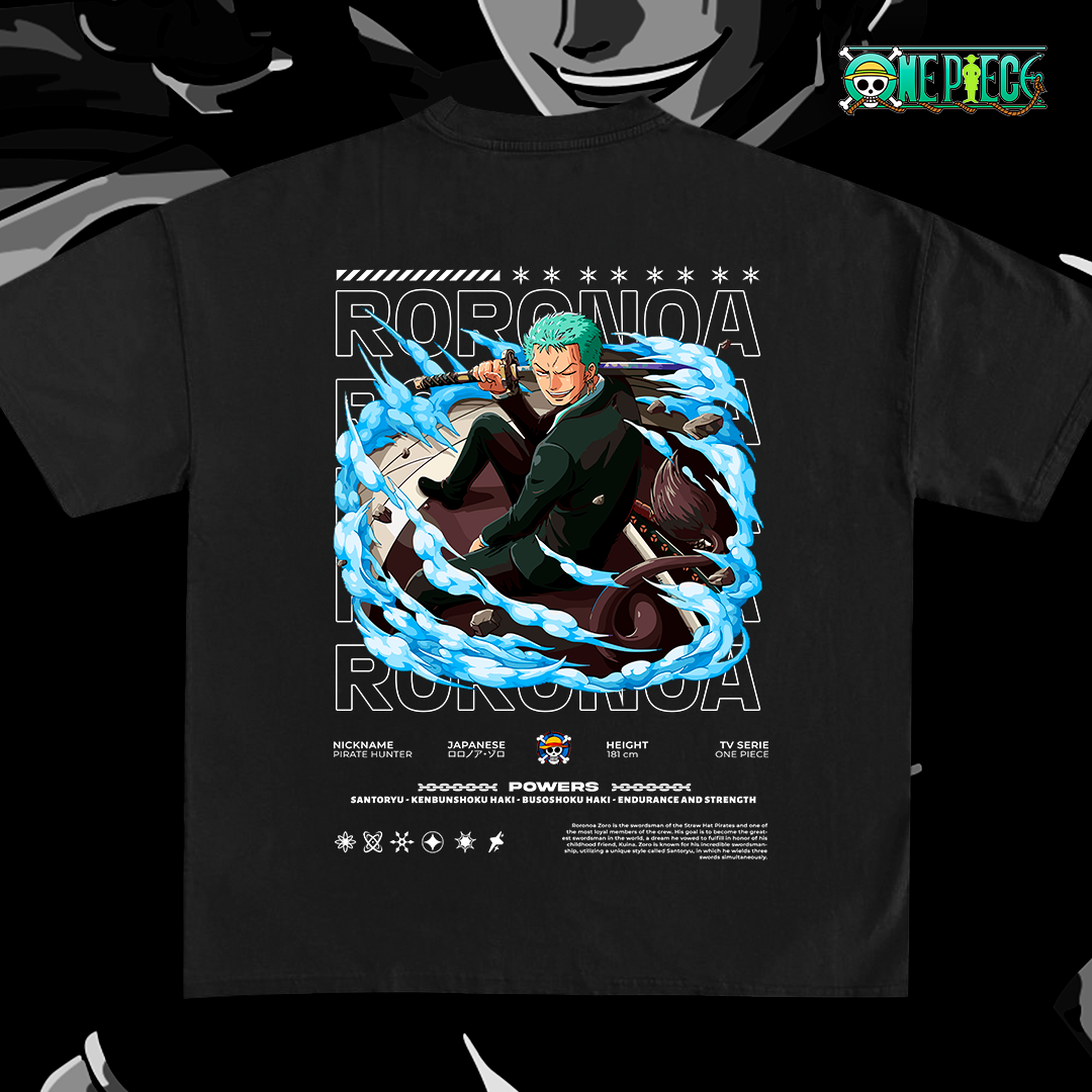 Roronoa Zoro One Piece - T-shirt design