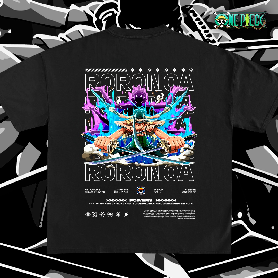 Roronoa Zoro One Piece - T-shirt design