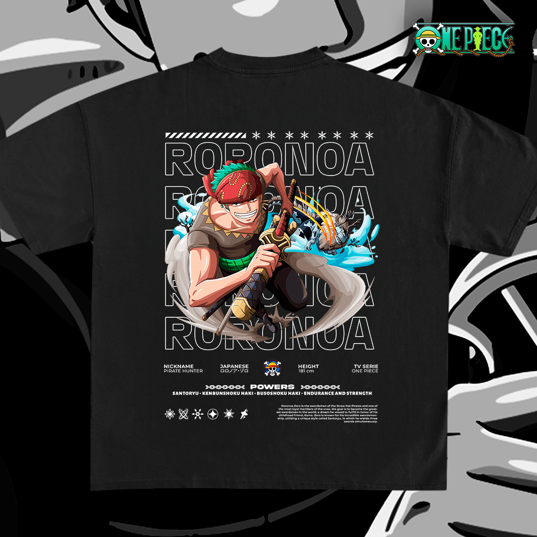 Roronoa Zoro One Piece - T-shirt design