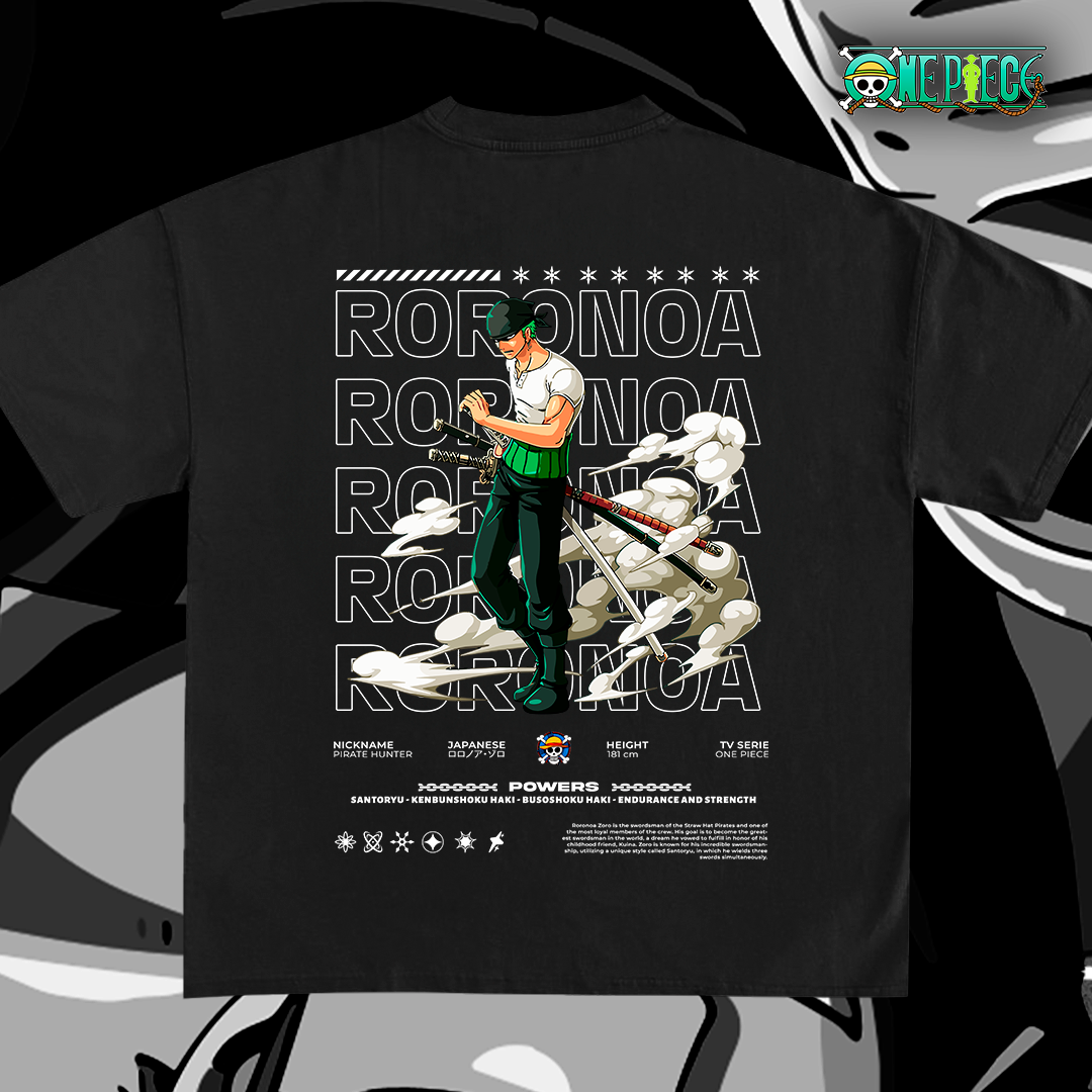 Roronoa Zoro One Piece - T-shirt design