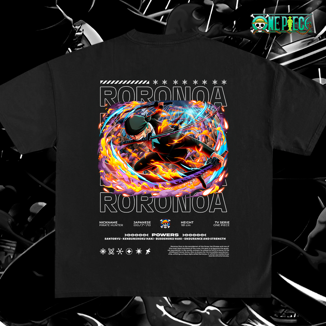 Roronoa Zoro One Piece - T-shirt design