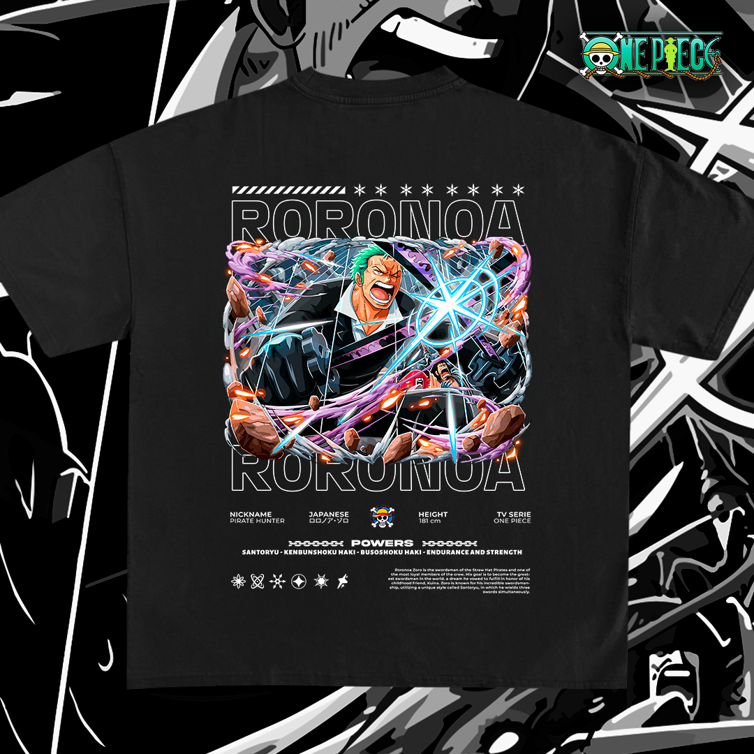 Roronoa Zoro One Piece - T-shirt design