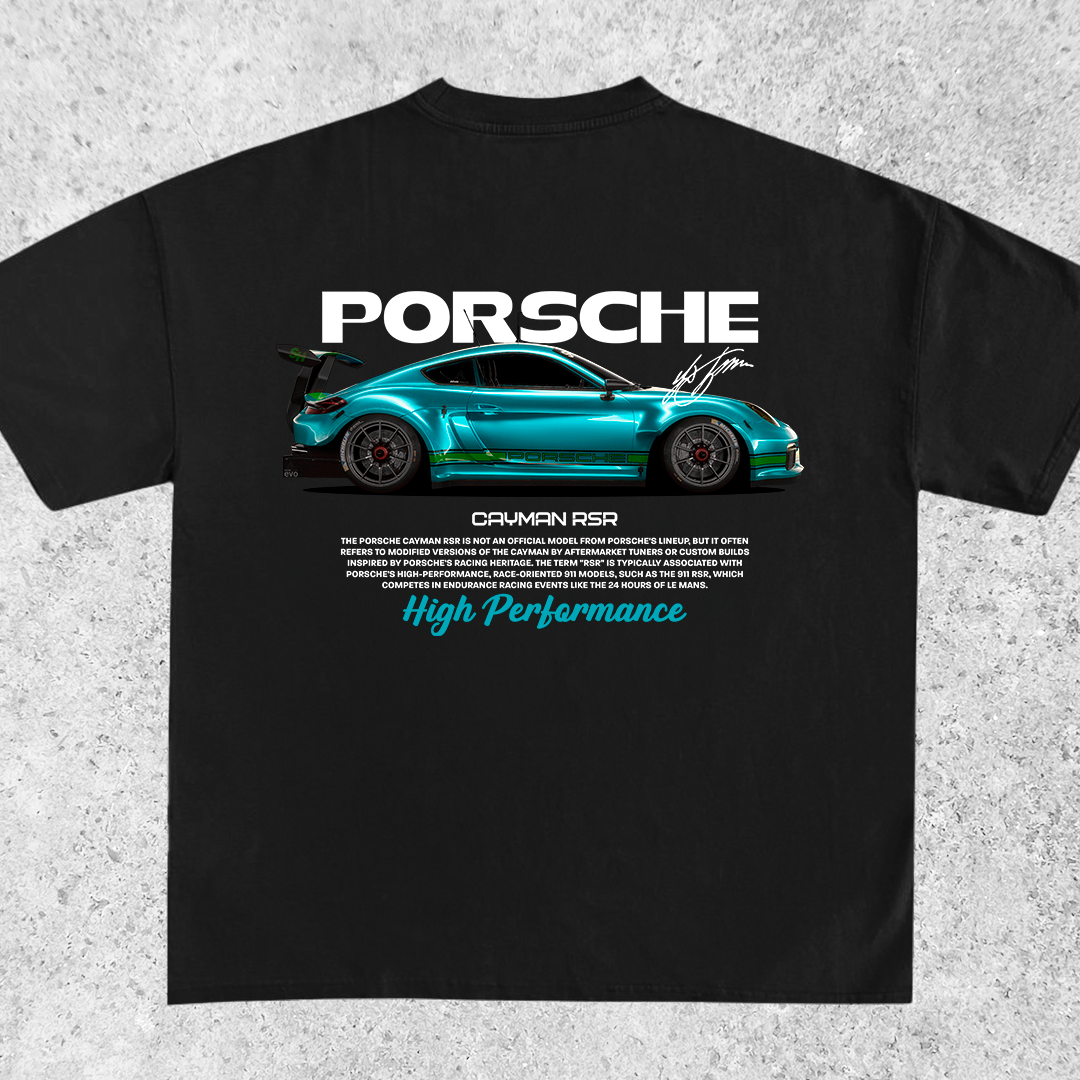 Porsche Cayman RSR - t-shirt design