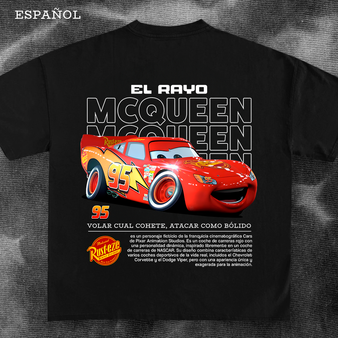 car t-shirt design - Lightning Mcqueen