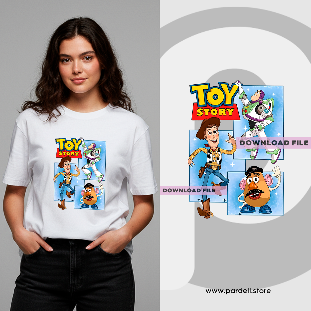 🏜️Caricaturas design - t-shirt template png