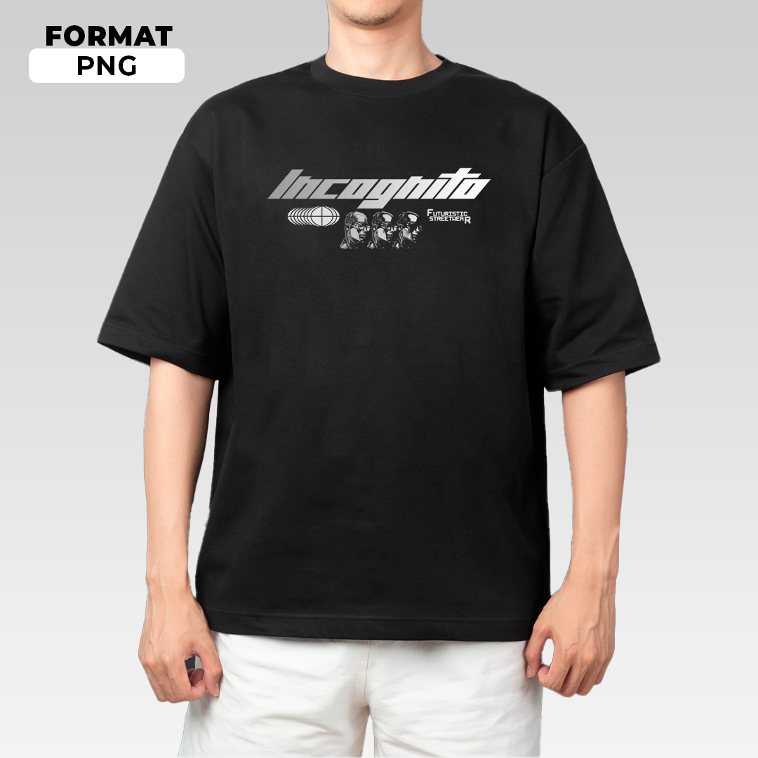 Inkognito streetwear - T-shirt design