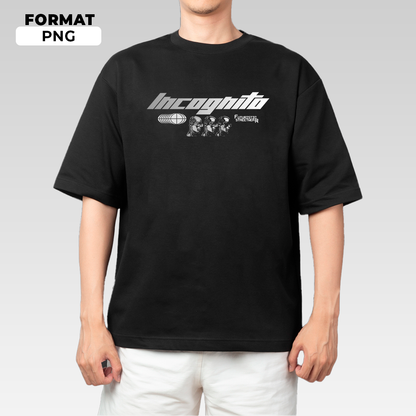 Inkognito streetwear - T-shirt design