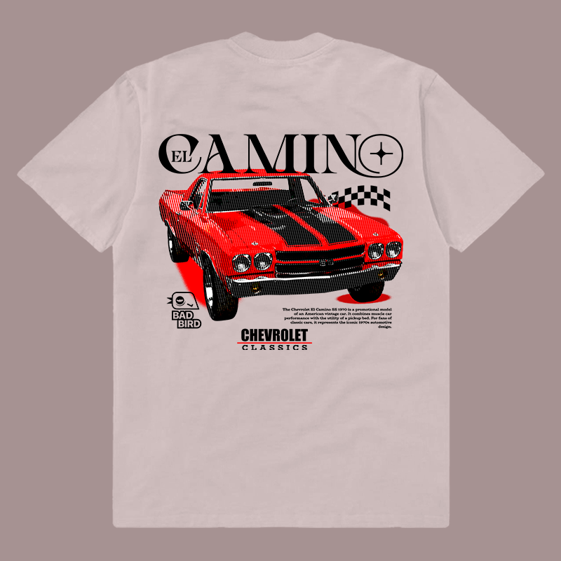digital file El Camino Chevrolet t-shirt design