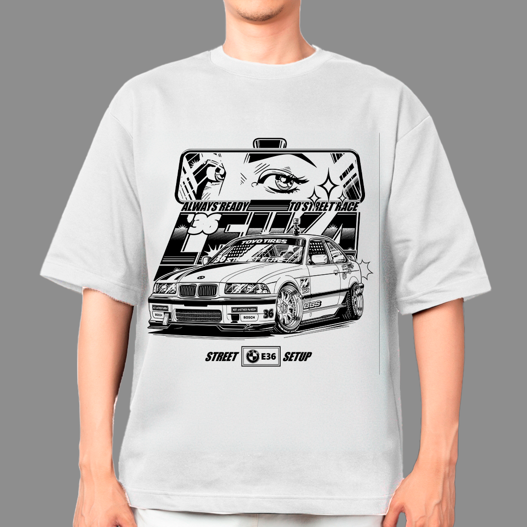 Car art illustration t-shirt design
