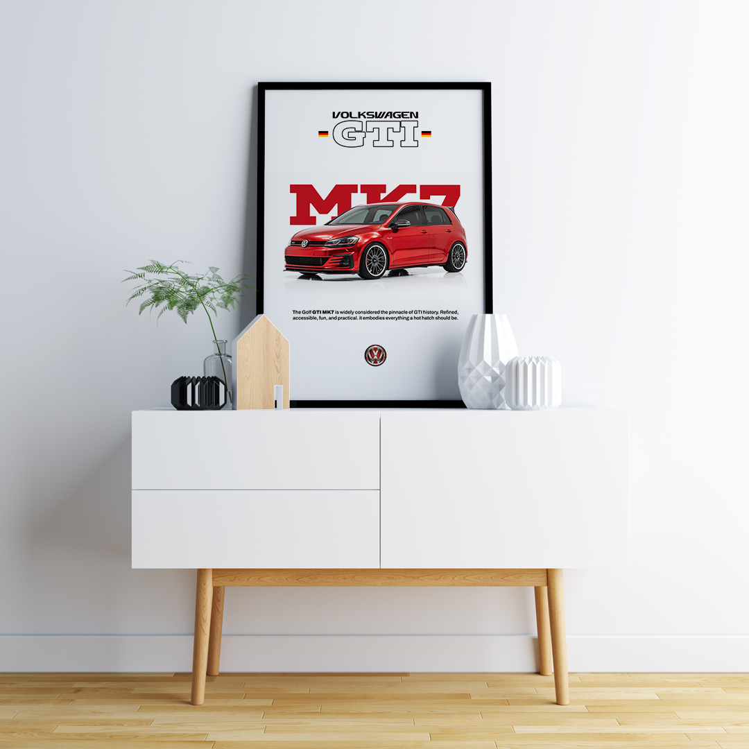 Digital file - Volkswagen Golf GTI MK7 for print