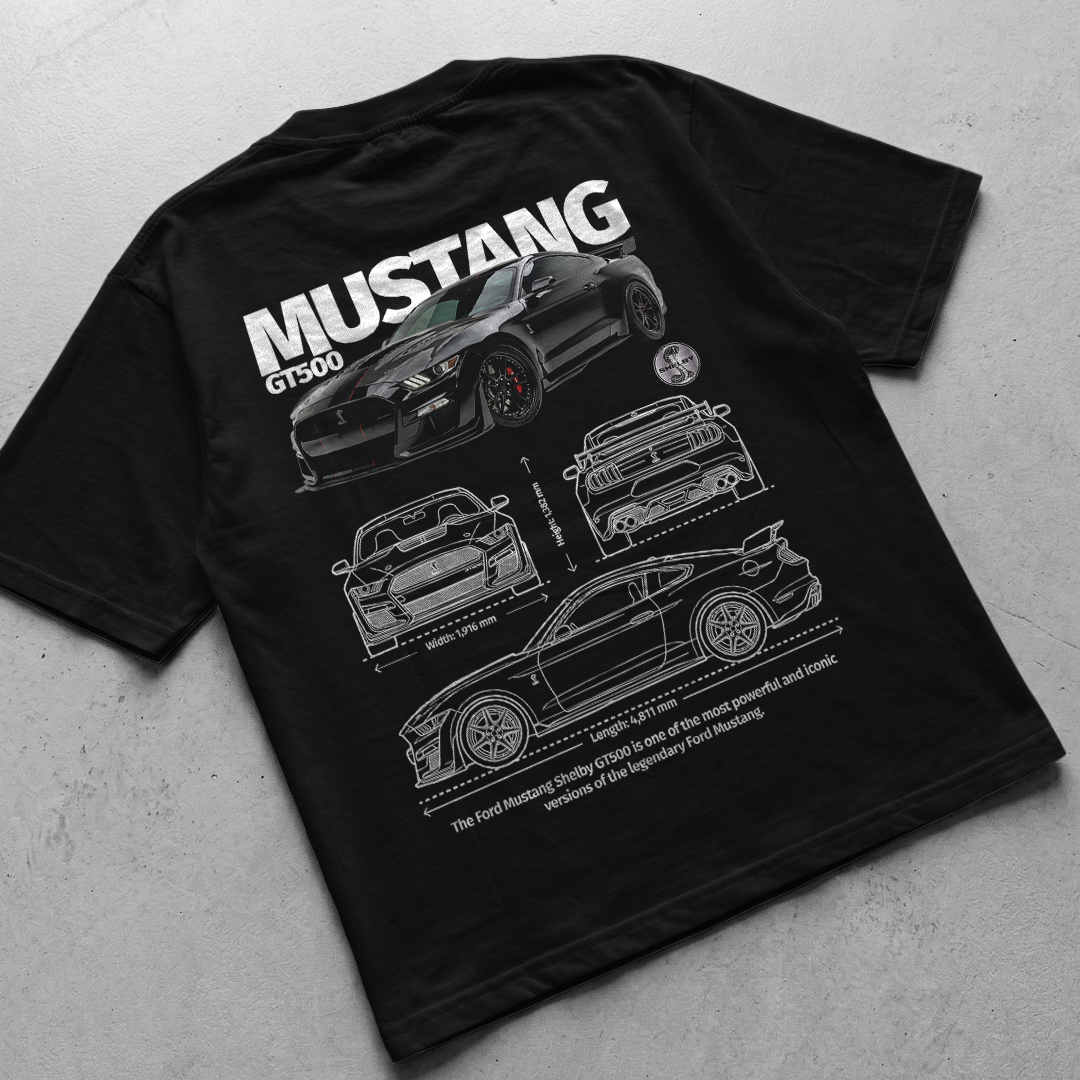 Digital File - Ford mustang shelby gt500 t-shirt design