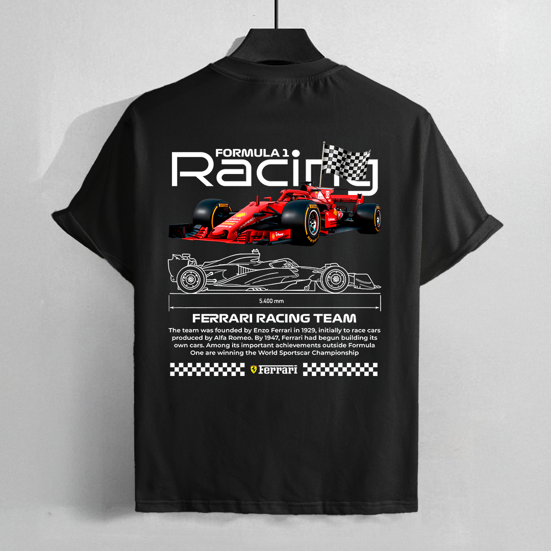 F1 design for printing on t-shirts