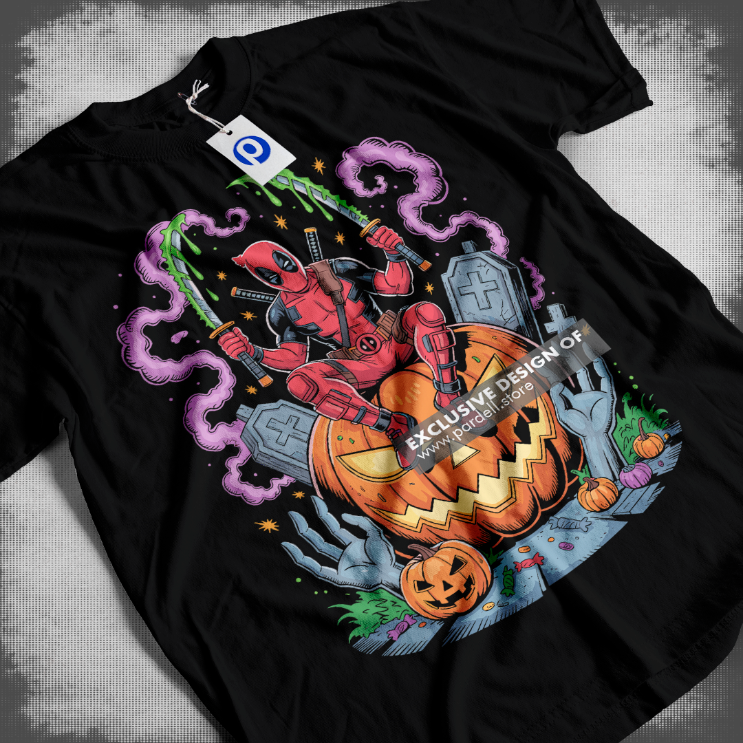 Digital illustration T-shirt design – Japanese pop culture inspired