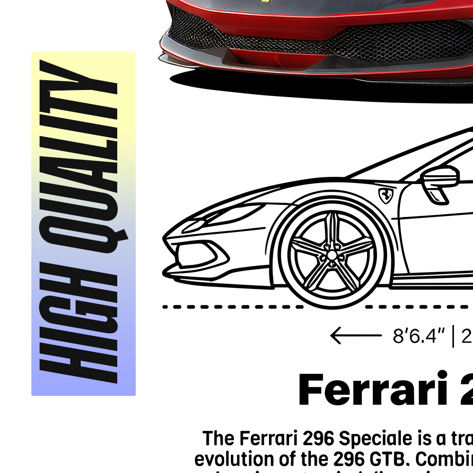 PREMIUM DTF CAR DESIGNS FOR T-SHIRT / HOODIES