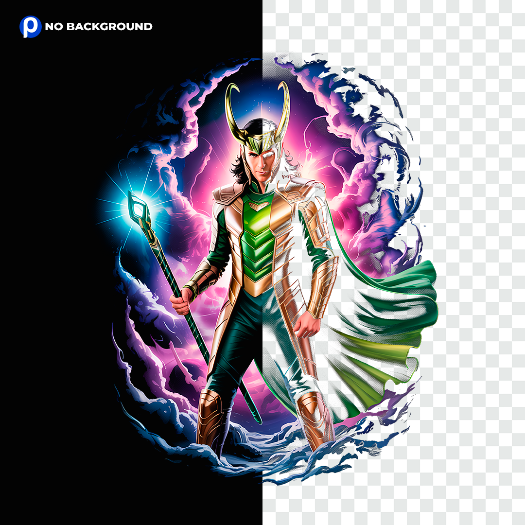 Loki Mxrvel - t-shirt desing png