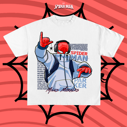 Spiderman Miles Morales front - t-shirt design