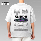 Car design for t-shirt, graphic, vector for print
