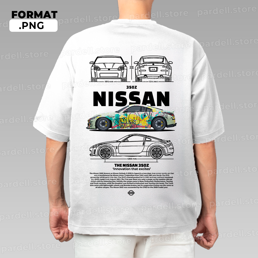 Nissan 350Z - T-shirt design