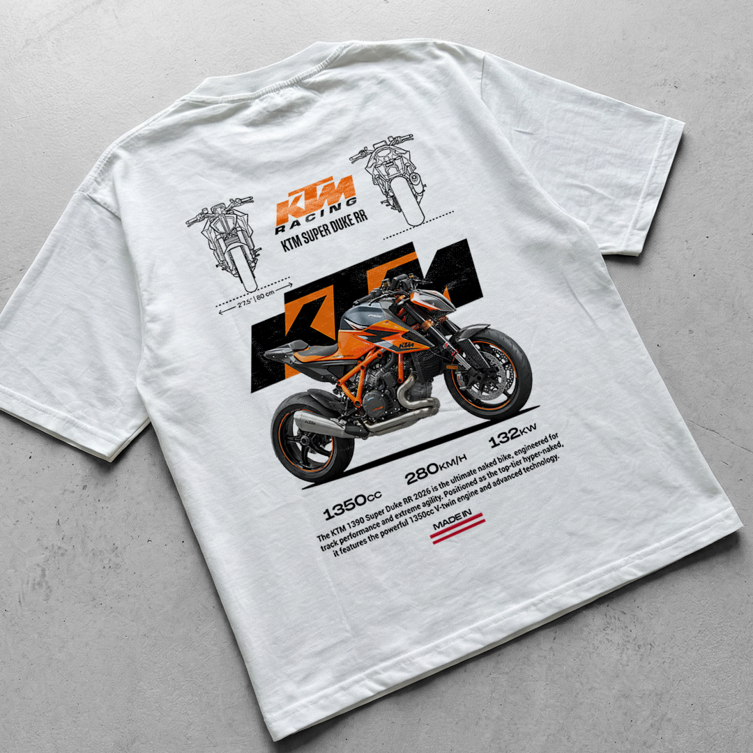 Motorcycle t-shirt design KTM 1390 Super Duke Rr