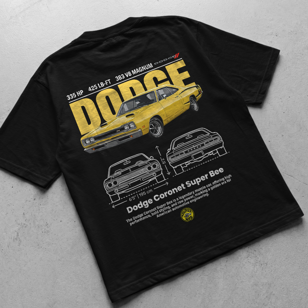Digital file - Car t-shirt design Dodge Coronet Super Bee