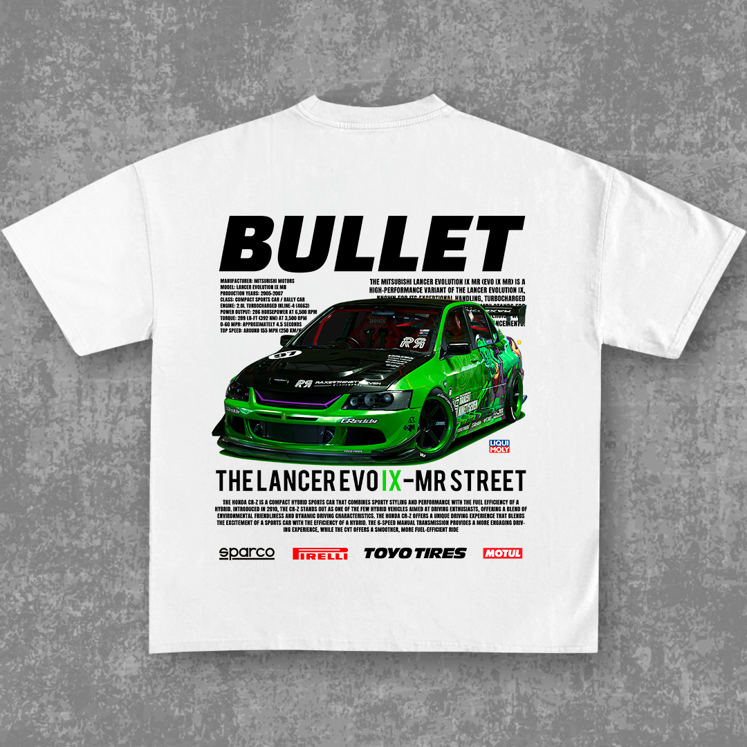 Lancer Evo IX - t-shirt design