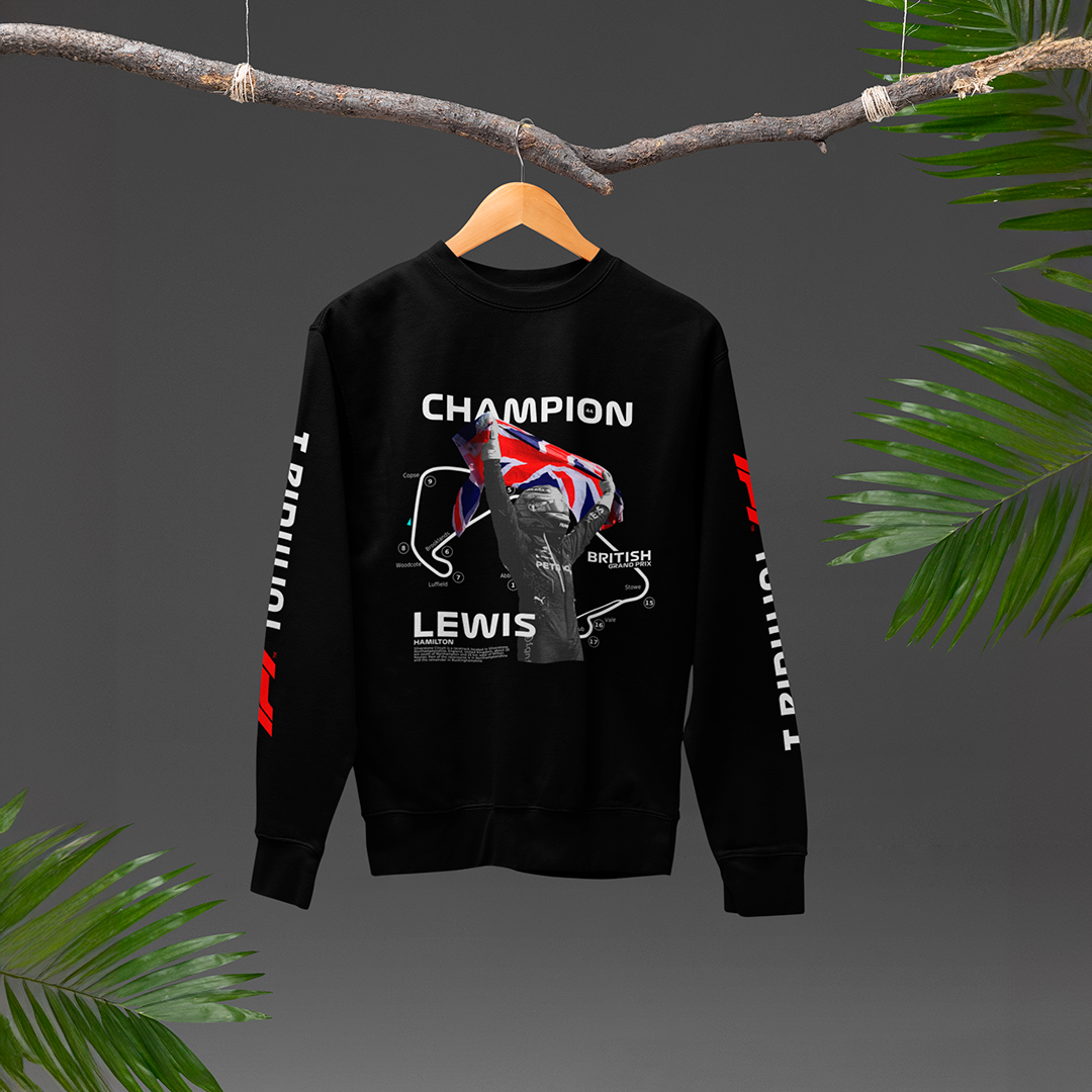 Lewis Hamilton Champion Silverston - t-shirt design