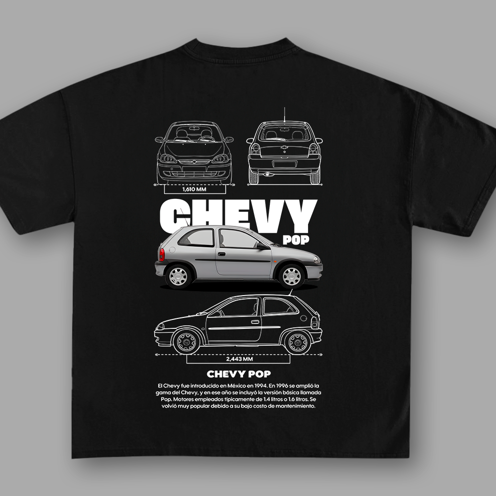 Chevy pop template design blueprint