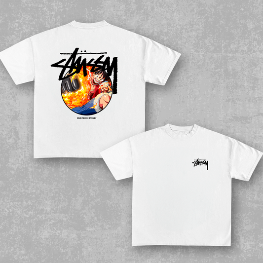 One Piece x Stussy - t-shirt design