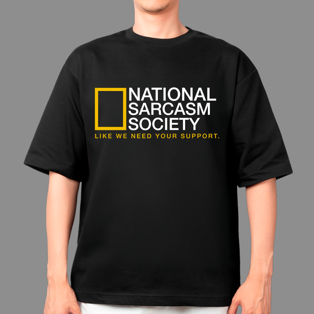 National Sarcasm Society t-shirt design
