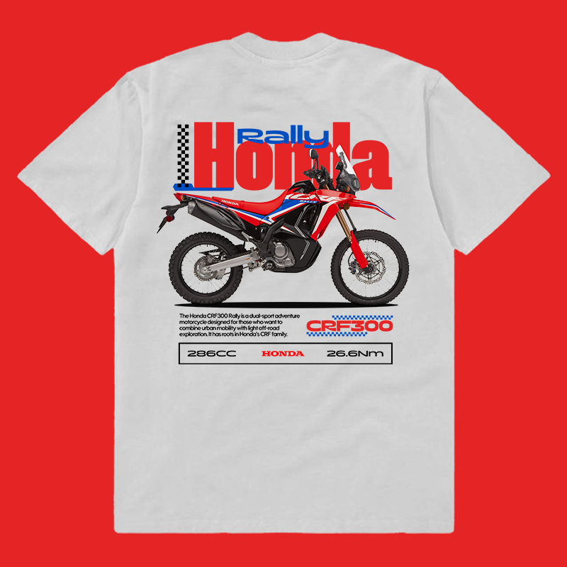 Template design Honda CRF300 t-shirt design