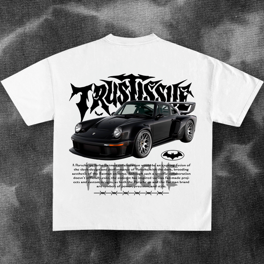 Porsche 911 Turbo x Batman - t-shirt design