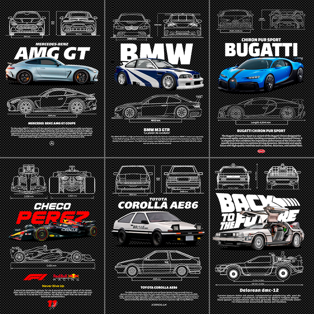 100 CAR & MOTORCYCLES TEMPLATES TO PRINT