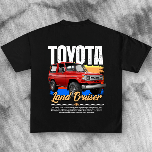 Toyota Land Cruiser - t-shirt design