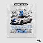 Automotive illustration T-shirt design – instant digital