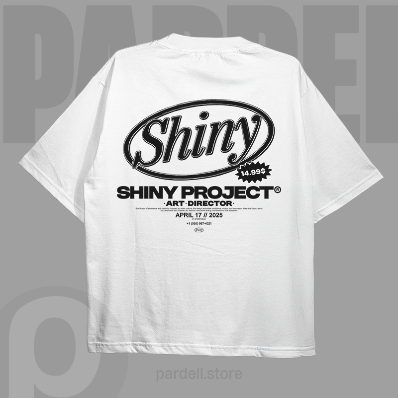 Shiny Project - t-shirt design - *only black version*