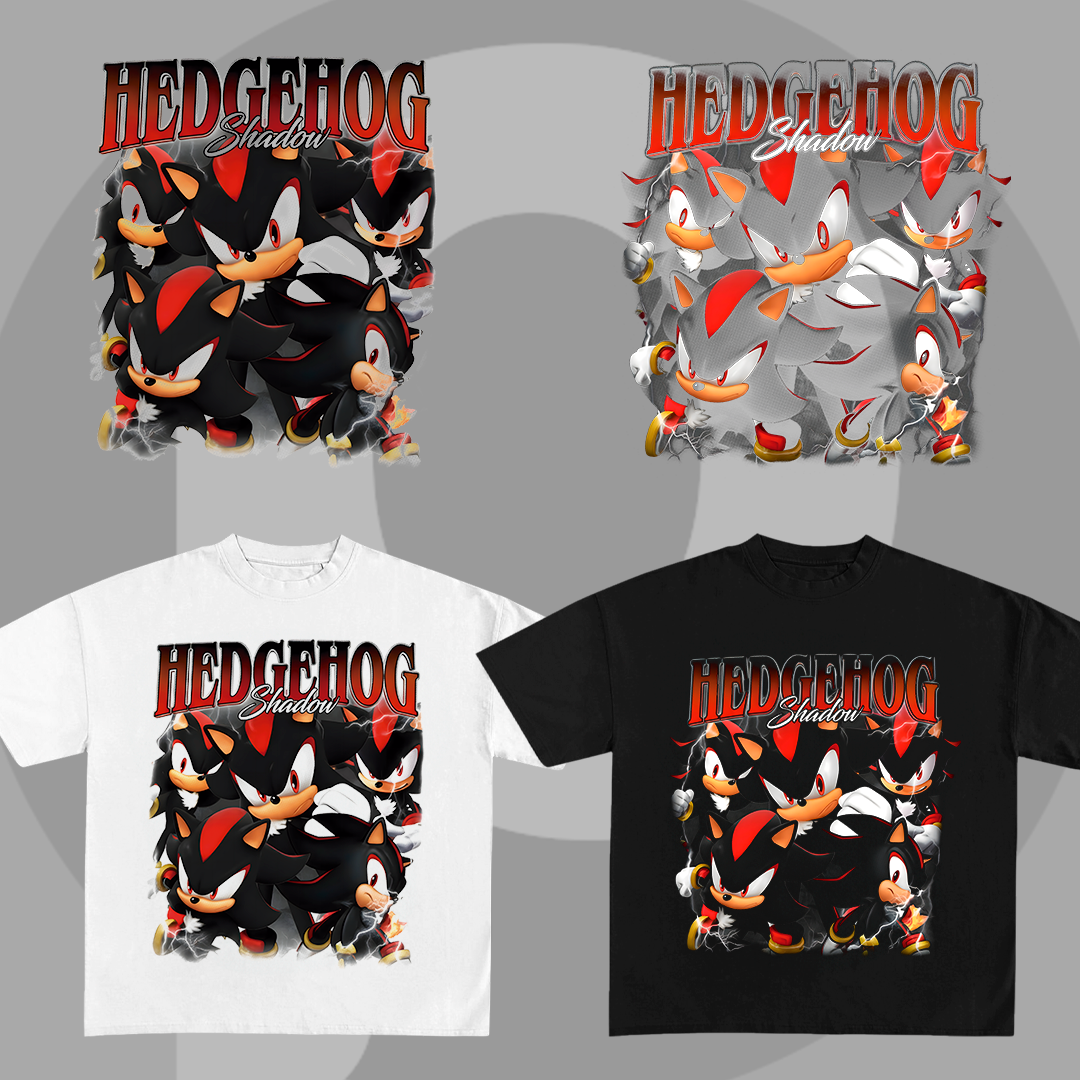 Shadow enemy illustration t-shirt design