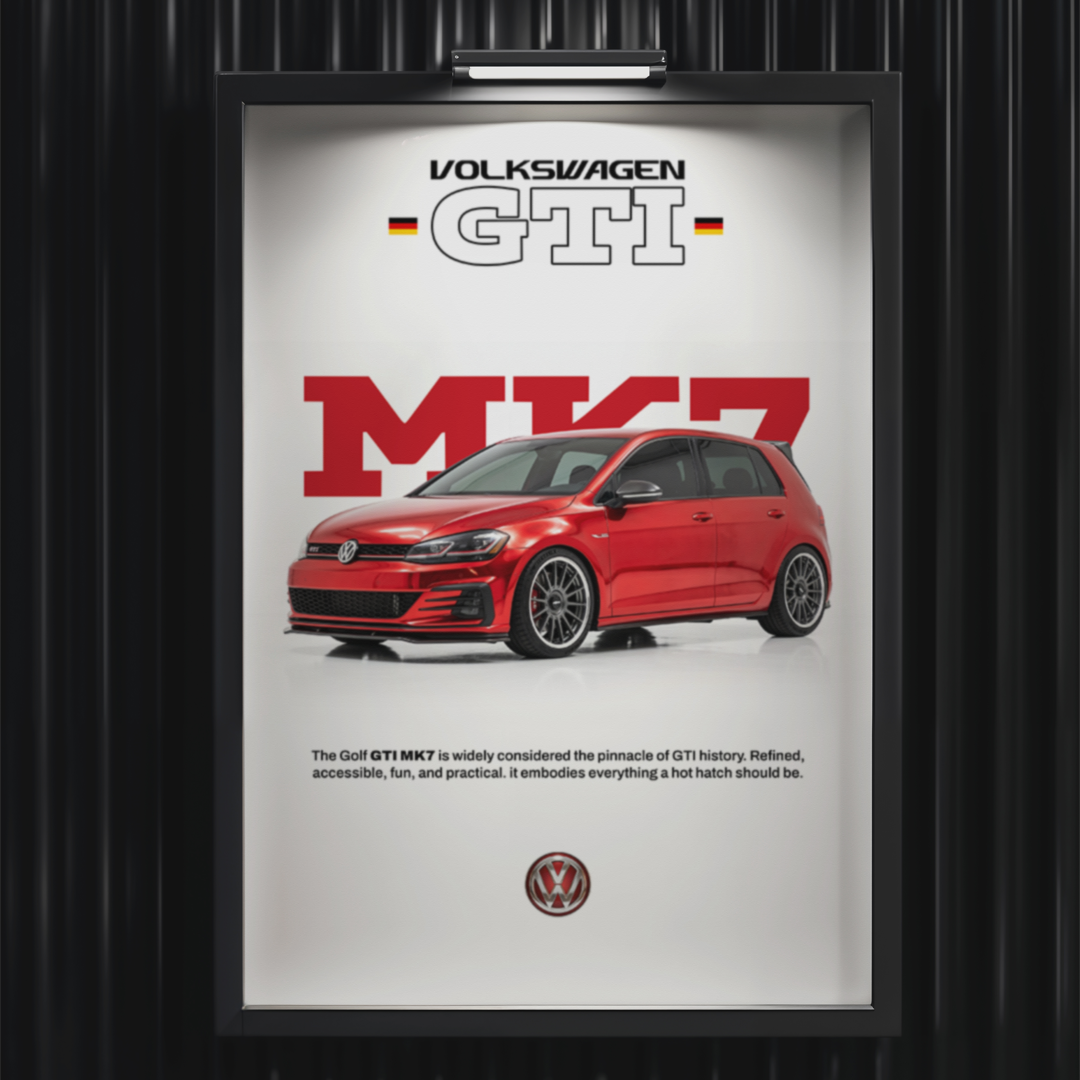 Digital file - Volkswagen Golf GTI MK7 for print