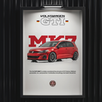 Digital file - Volkswagen Golf GTI MK7 for print