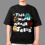 This world needs Jesus t-shirt design